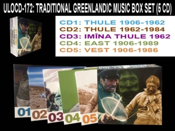 Traditional greenlandic Music box set 5 cd